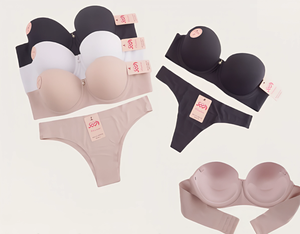 2 CORPIÑOS SEGUNDA PIEL + 4 BOMBACHAS + 2 PAR DE MEDIAS DE REGALO🎁